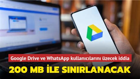 Google Drive ile yedekleme