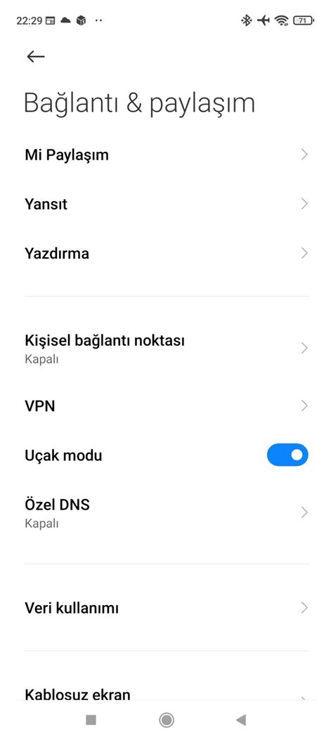 NFC etkinleştirme adımları