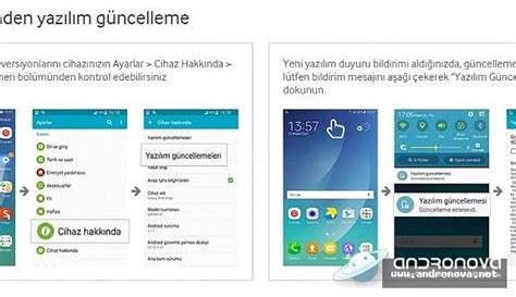 Samsung Telefonlarda Yazılım Güncelleme Yöntemleri