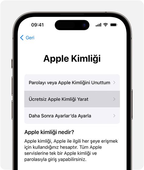 Apple Kimliği ve iCloud