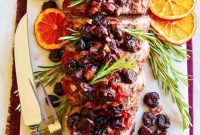 Cherry Balsamic Glazed Pork Loin