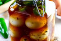 Spicy Jalapeno Pickled Eggs