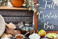 Fall Flavors Crostini Bar