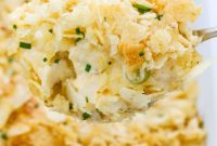 Golden Cheesy Potato Bake