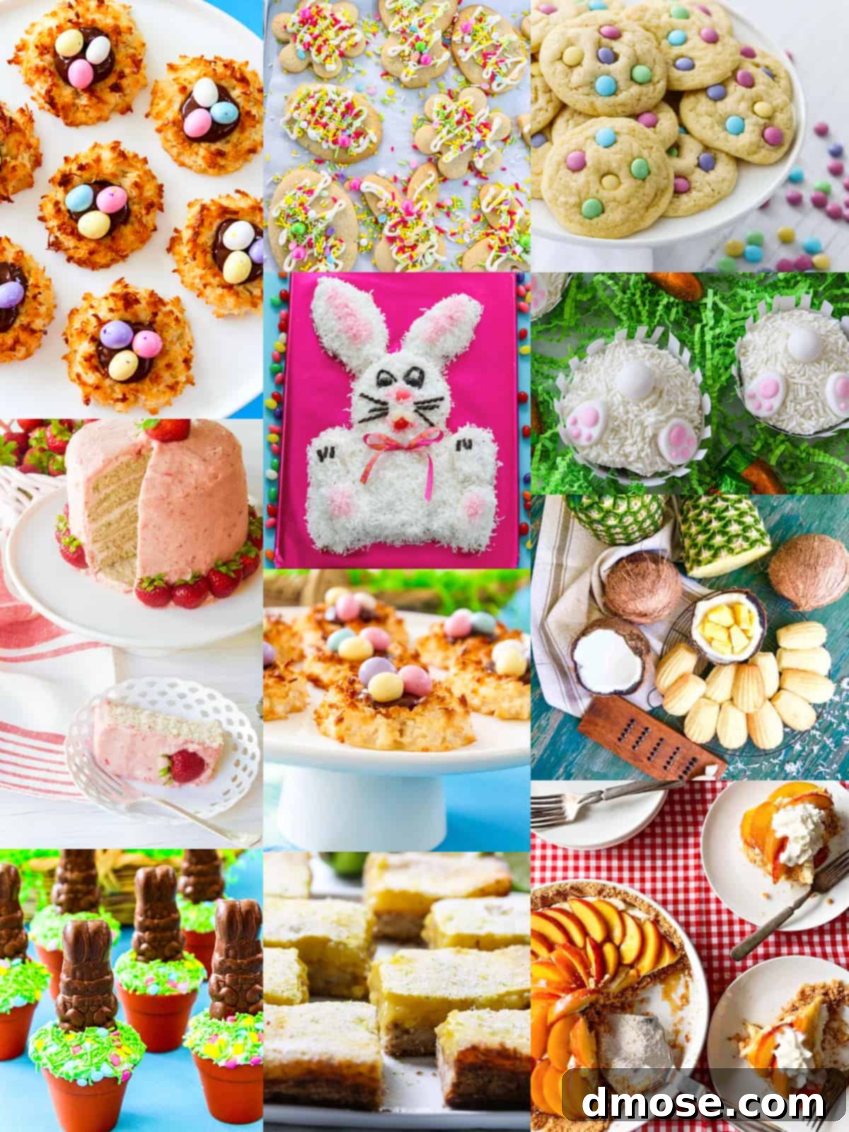 Sweet Easter Treats 7 A mouth-watering compilation of various Easter desserts, perfect for inspiration and planning your holiday treats.