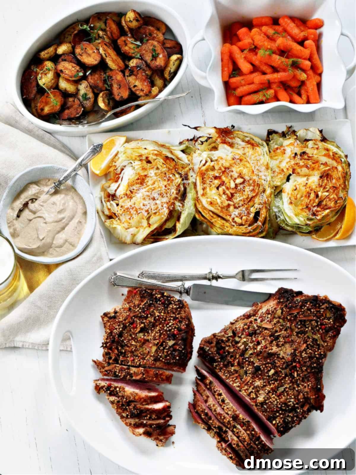 Slow-Cooked Corned Beef Perfection 17 Corned beef dinner.