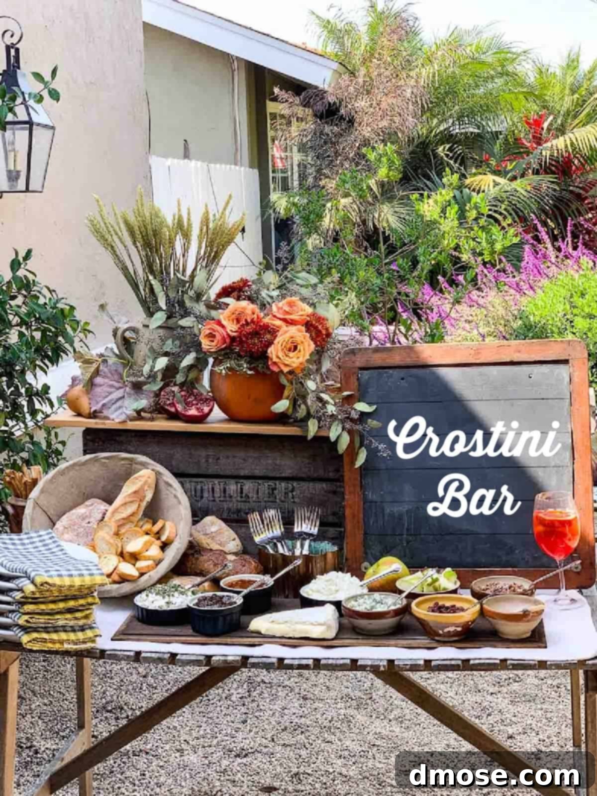 Graduation Party Food Inspiration for 2024 15 A beautifully presented Crostini Bar, inviting guests to create their own delicious combinations.